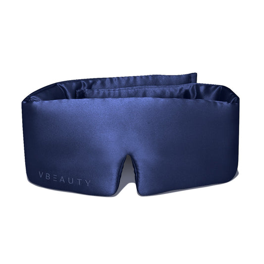 VBEAUTY Deep Sleep Seiden Schlafmaske - Midnight Blue