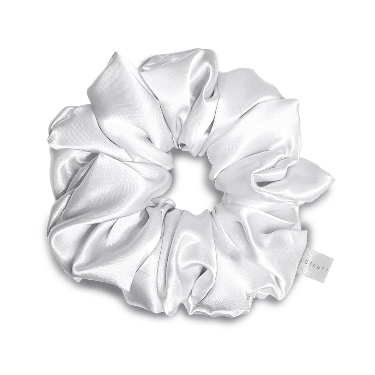 VBEAUTY Premium Seiden Scrunchie - Creme