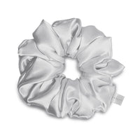 VBEAUTY Premium Seiden Scrunchie - Silber