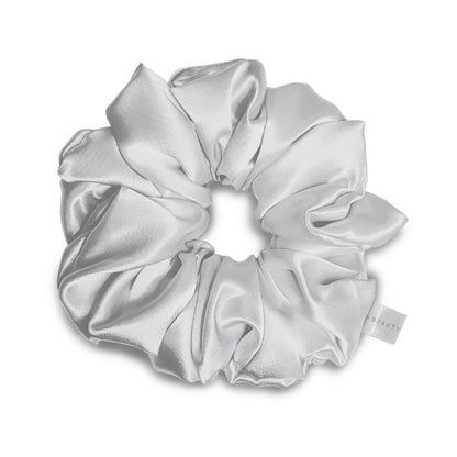 VBEAUTY Premium Seiden Scrunchie - Silber