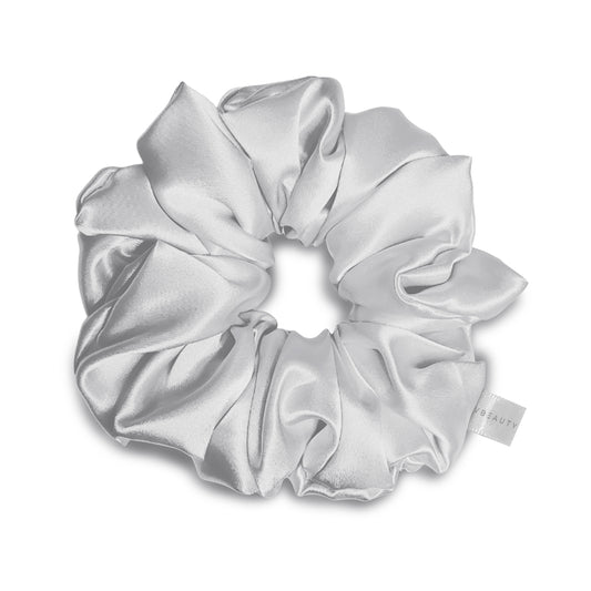 VBEAUTY Premium Seiden Scrunchie - Silber
